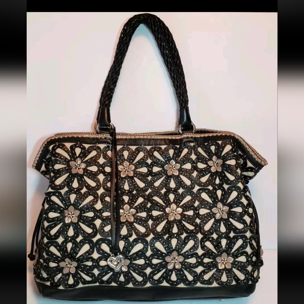 Brighton Retired Gloria Masterpiece Leather and Linen